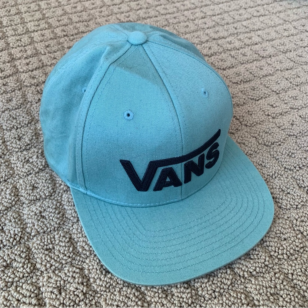 Teal vans hat